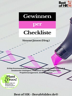 cover image of Gewinnen per Checkliste
